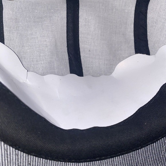 IN4MATION IN4M STARTER Denim Black White Stripe Strapback Hat Cap NEW - Picture 6 of 8